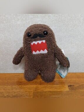 Domo Plush Mustache Toy. 6 Inches, Collectible